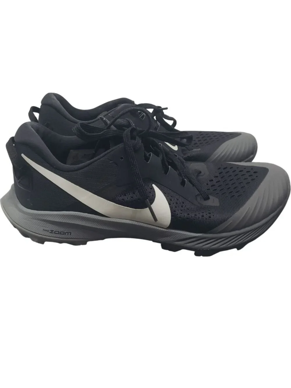 Nike Air Zoom Terra Kiger 6 Trail Running Shoes US 8 Womens Black White - Picture 4 of 14